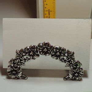 floral business card holder